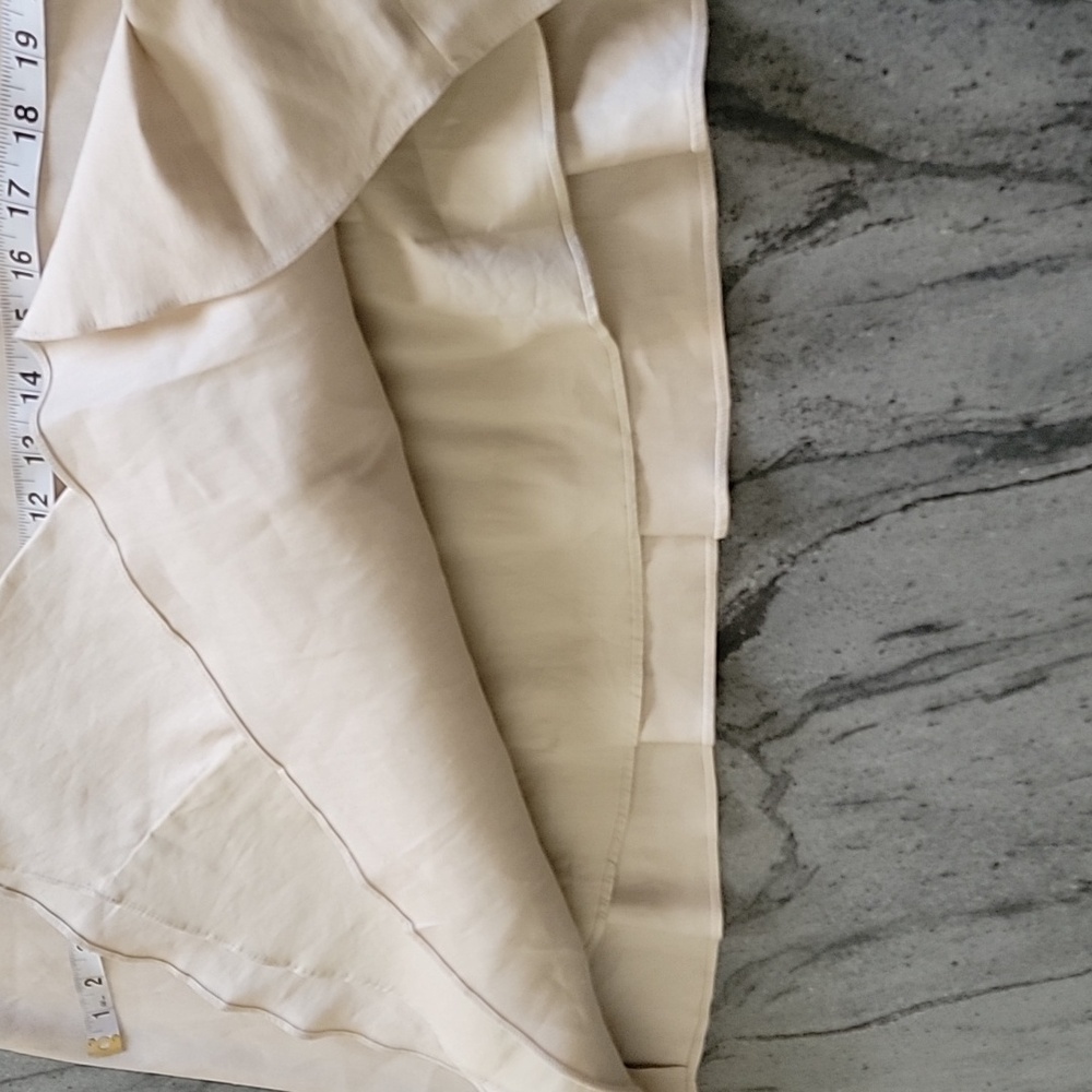 ANTONIO MELANI Natural Stretch Linen Eleanor Sleeveless Dress beige size 14 NWT - Picture 8 of 16